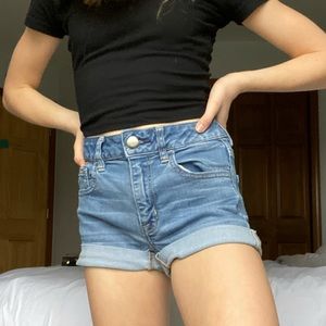american eagle jean shorts